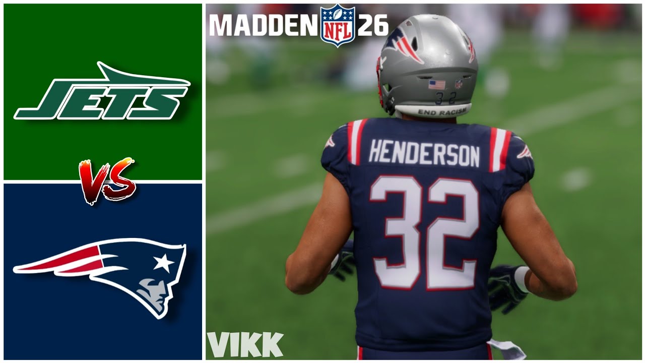 Jets vs Patriots Week 11 Simulation (Madden 26 Rosters)
