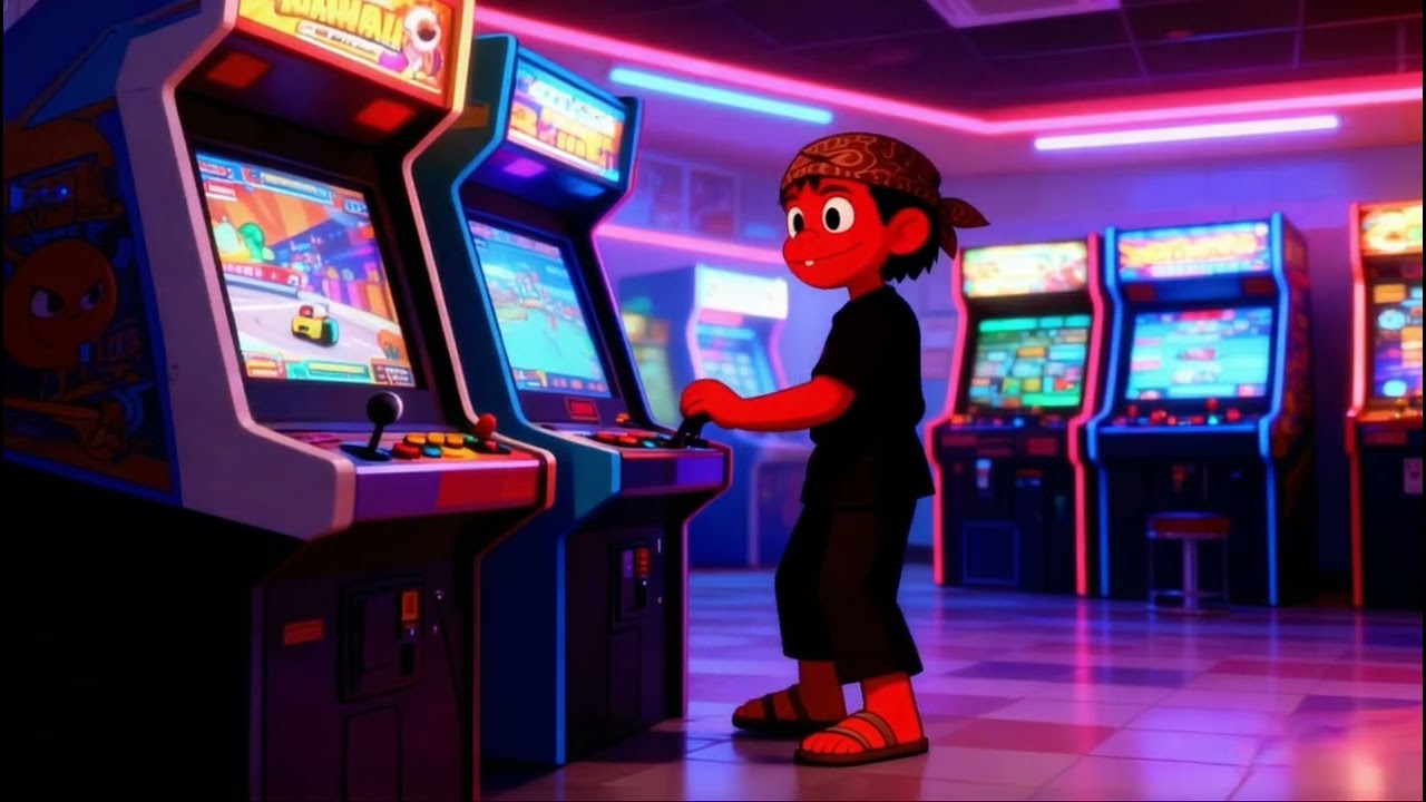 🌙 Arcade Night Lofi — Chill Beats for Late Night Gaming 🕹️🎧