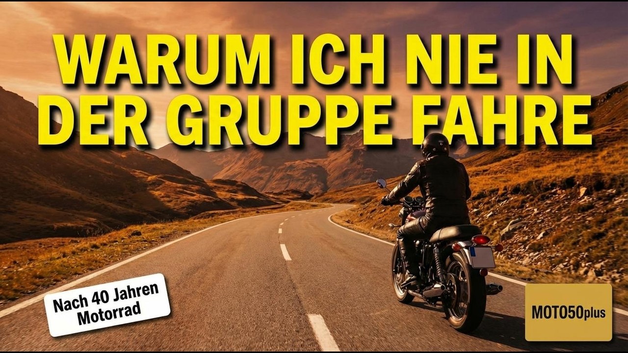 Warum ich nie in der Gruppe fahre &ndash; nach 40 Jahren Motorrad
