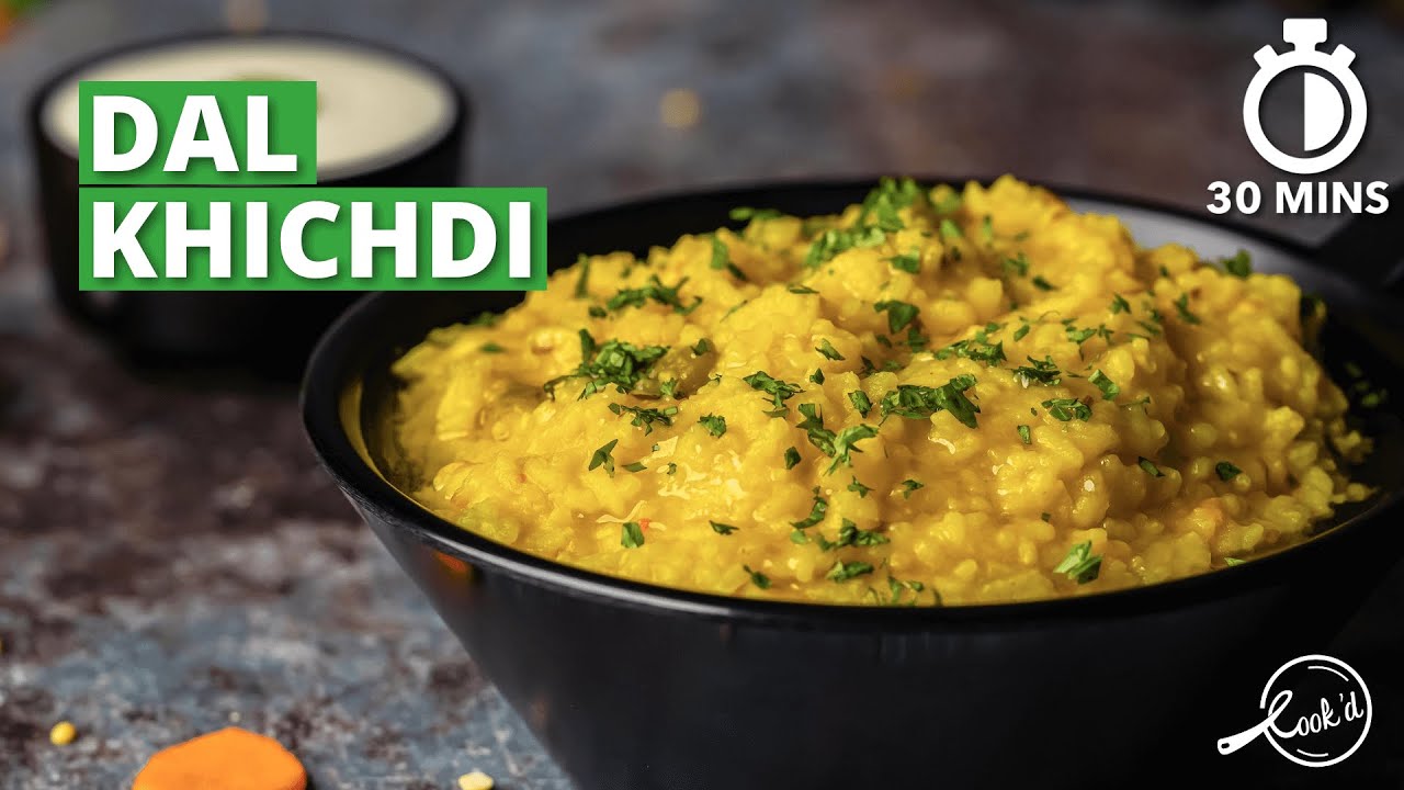 Dal Khichdi Recipe | Simple Moong Dal Khichdi | Cookd