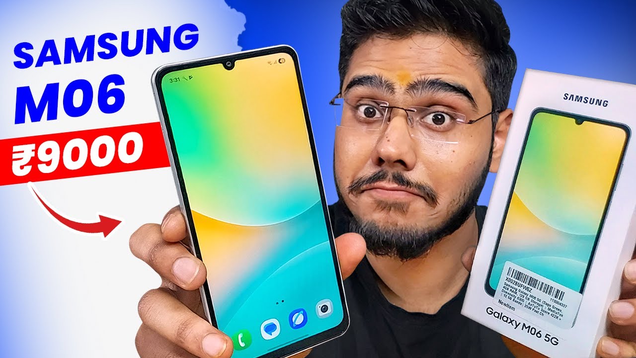 Samsung M06 5G Unboxing and Review | 4 Years OS Updates, One UI 7, Best phone under ₹9000