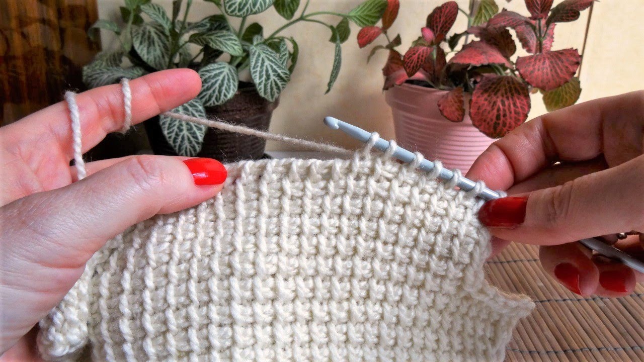 Tuniski bod, rukavice (Tunisian Crochet, Gloves)