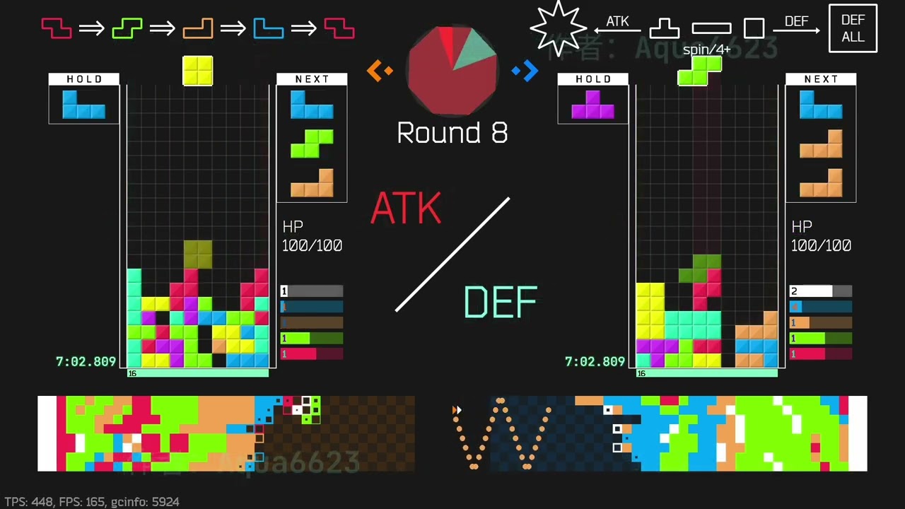 Aquamino - Tower Defense mode showcase