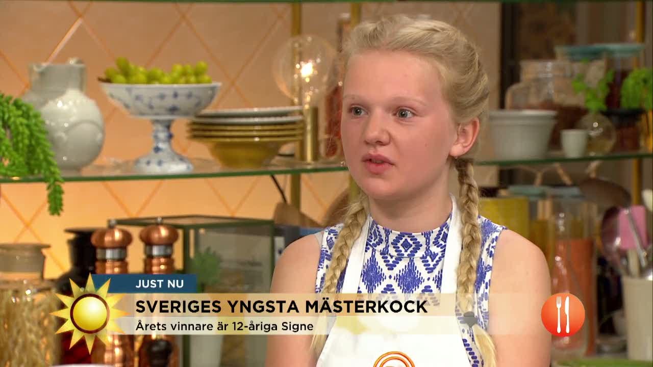 Sveriges yngsta mästerkock Signe, 12: 