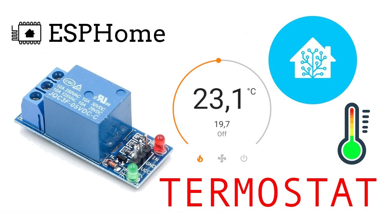 [HA] ESPHome - konfiguracja termostatu w Home Assistant
