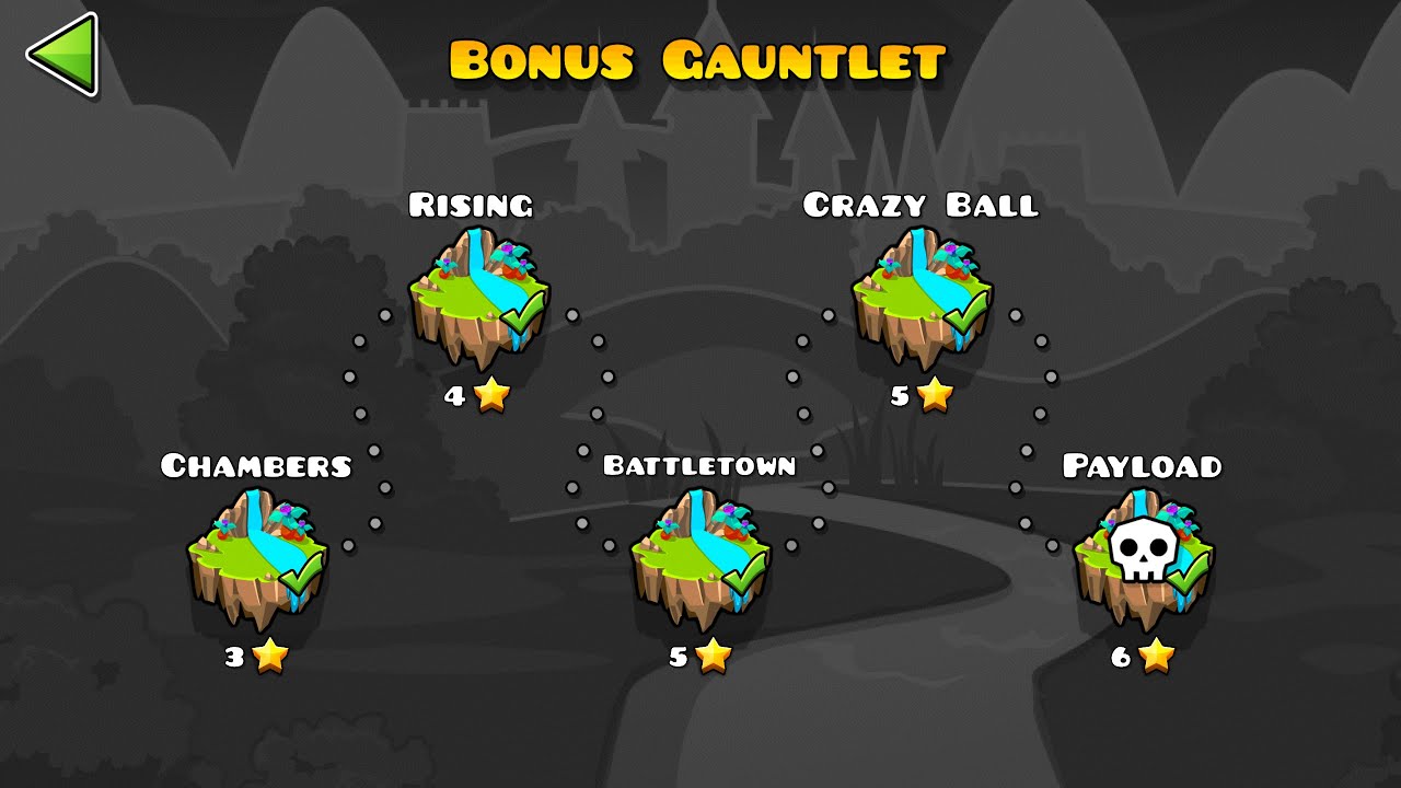 [Geometry Dash] Bonus Gauntlet (All Coins)