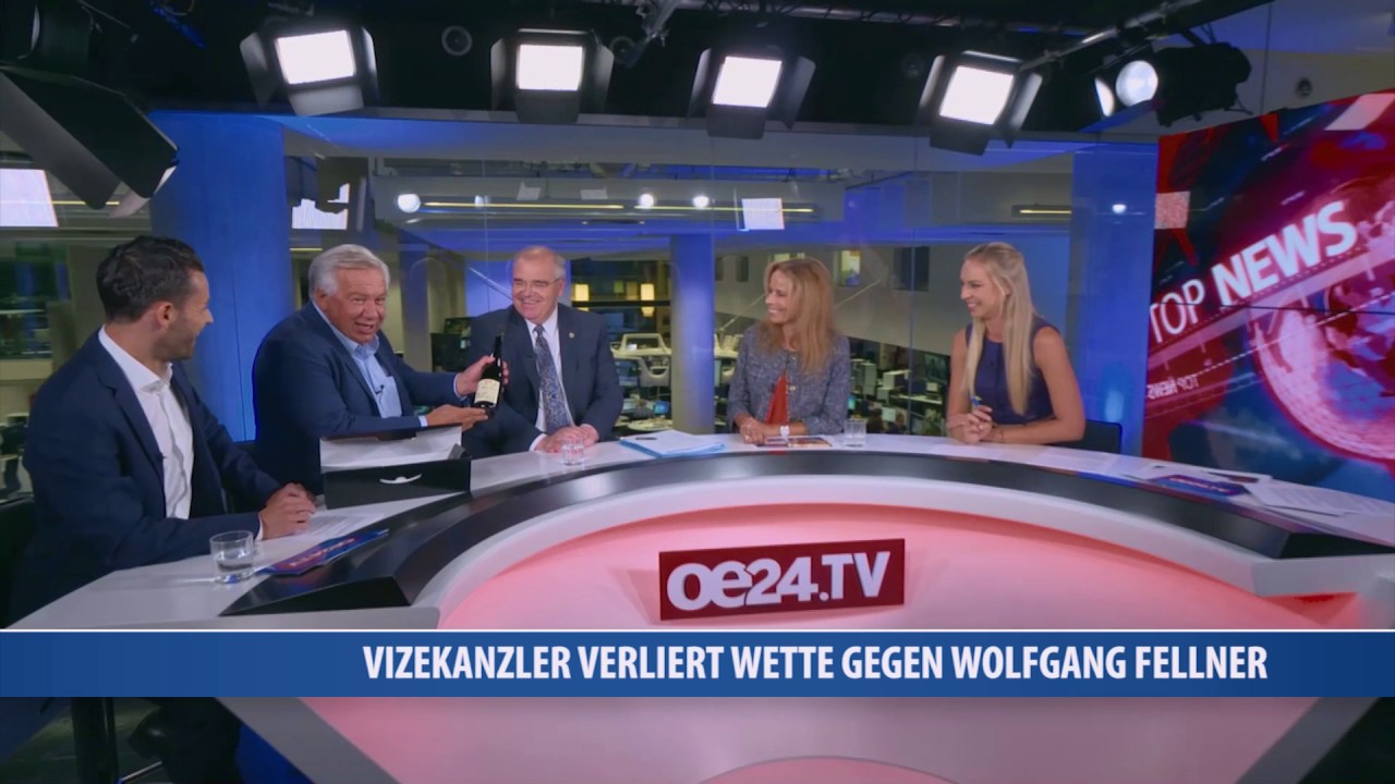 Vizekanzler verliert Wette gegen Wolfgang Fellner