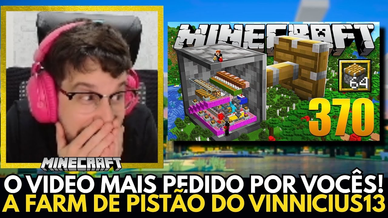 🚨O GRANDE DIA CHEGOU! REAGINDO A SUPER FARM DE PISTÃO DO 