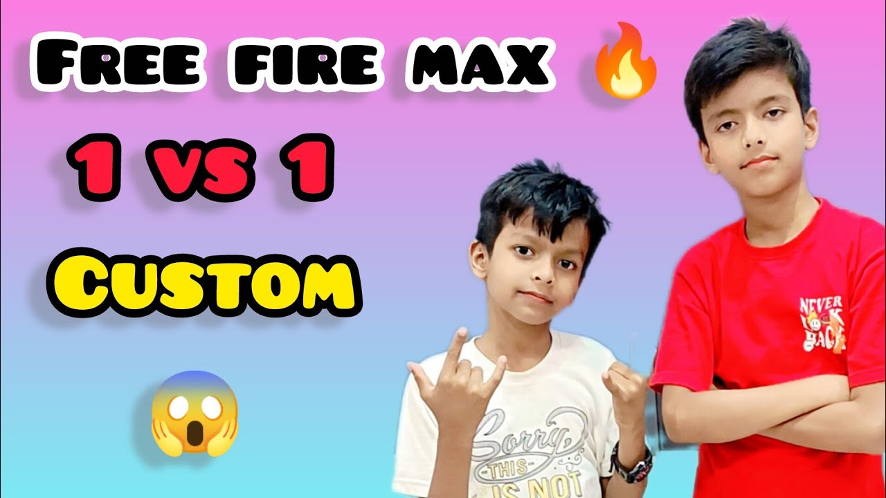 Free fire 🔥 max 🔴 1 Vs 1 Custom challenge 🔴 