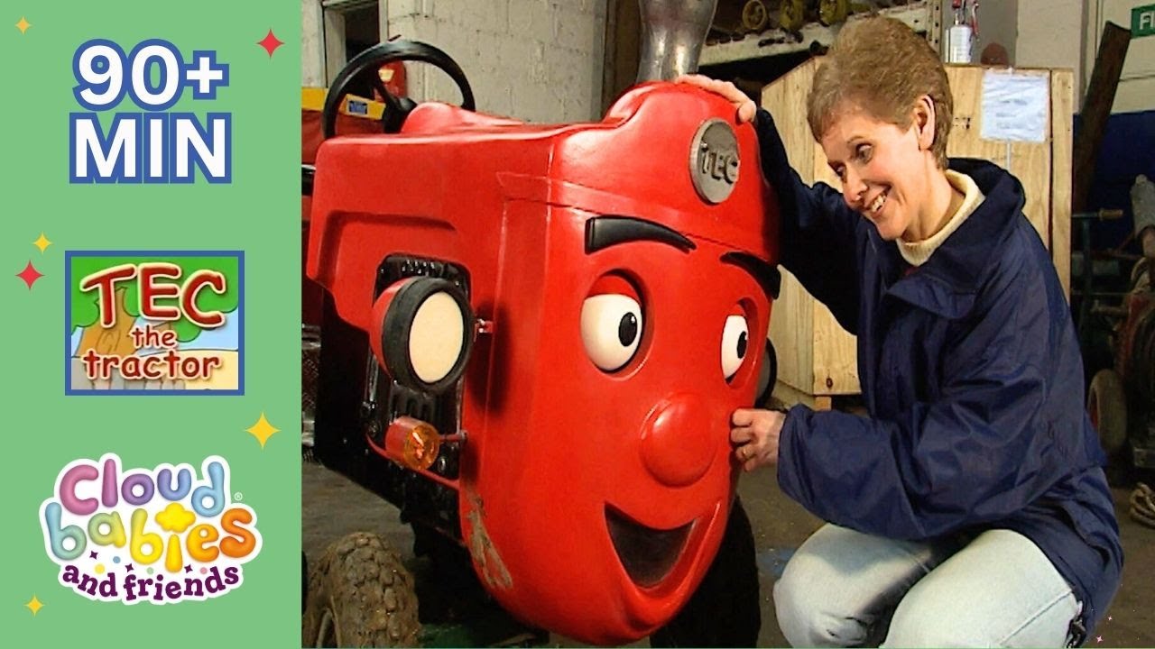 Fixing Brakes | Tec The Tractor ❄️🚜 | 90+ Minute Compilation | Cloudbabies & Friends