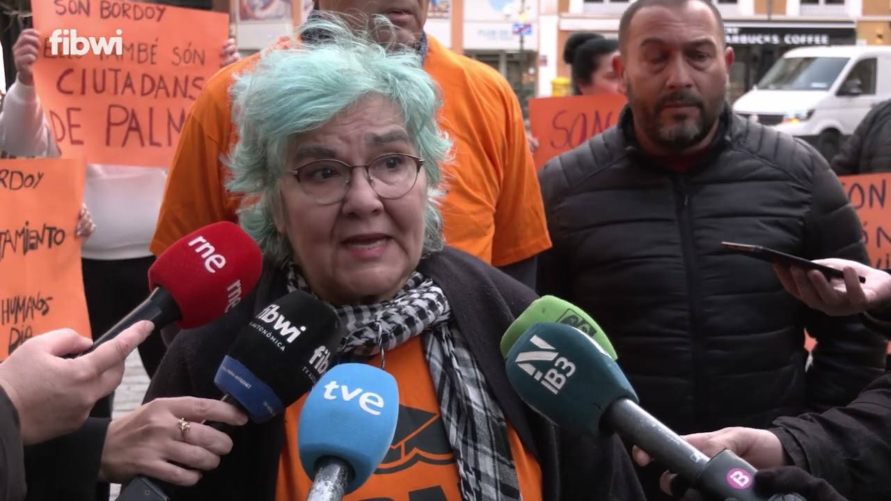 La PAH Mallorca exige una solución habitacional digna tras la protesta por el desalojo de Son Bordoy