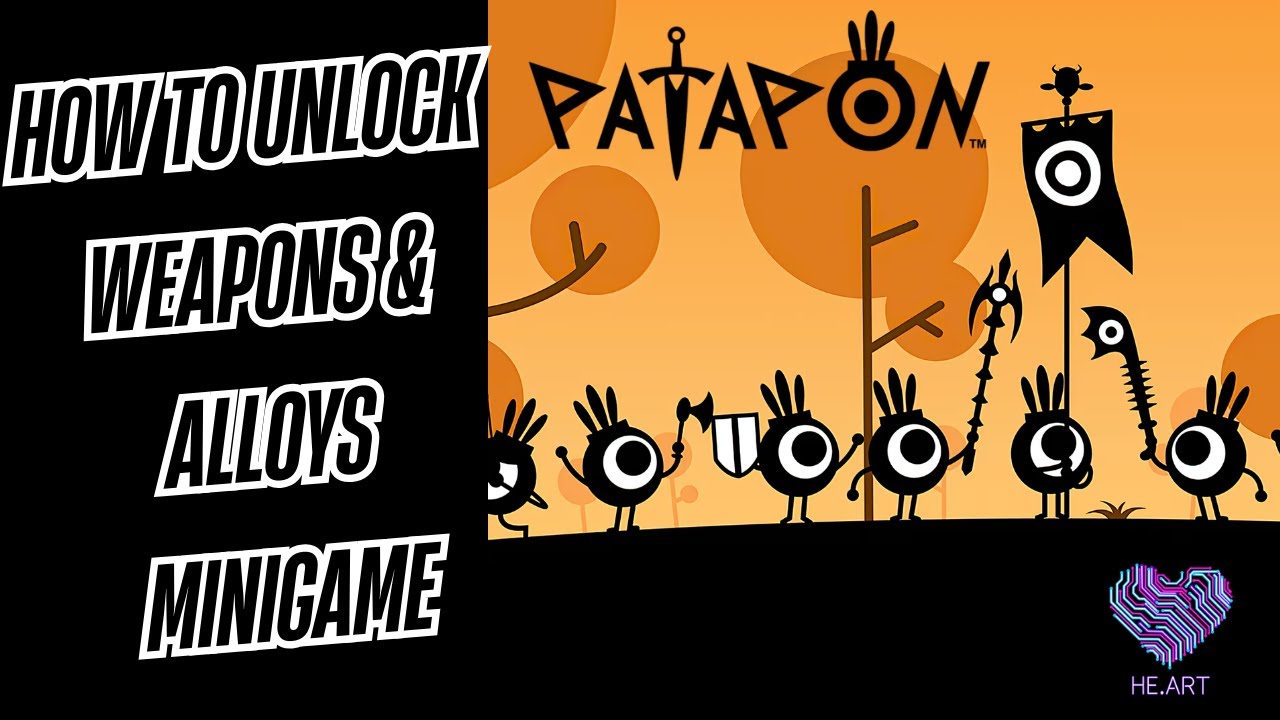 Patapon 1 - How to unlock Fwoosh Famooze the Anvil (Weapons and Alloys Minigame)