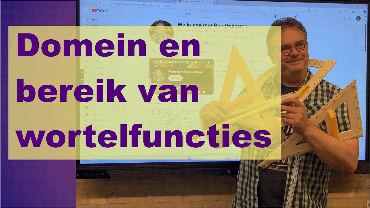 havo B vwo B 5.2 A Domein en bereik van wortelfuncties