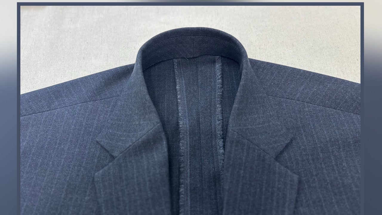 Method of sewing a jacket collar