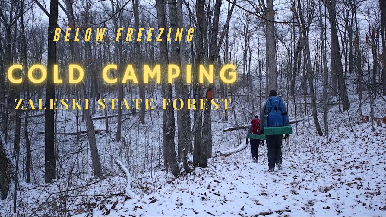 Cold Camping: Below freezing winter backpacking in Zaleski State Forest