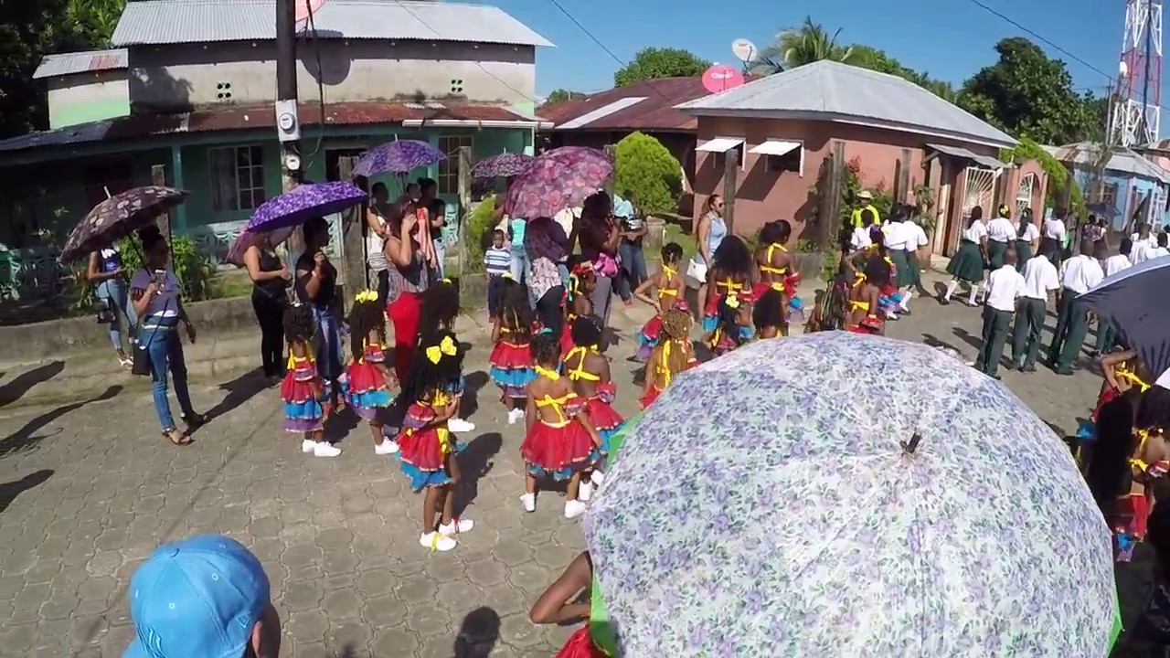 Autonomy Day Parade in Pearl Lagoon with Carnival Dancers. KO News on Location