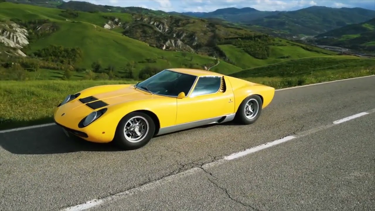 Lamborghini Miura Design Preview in Yellow