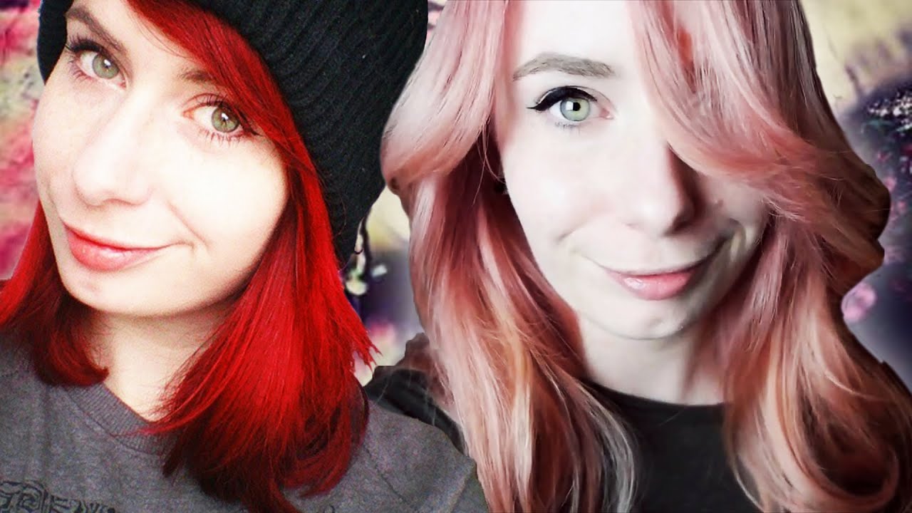Von Rot auf Pastel-Rosa ♥