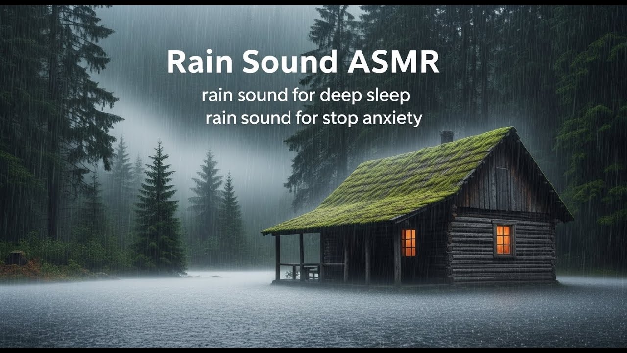 Calm Thunder and Rain 🌧️⛈️ Deep Sleep Ambience for Night Rest