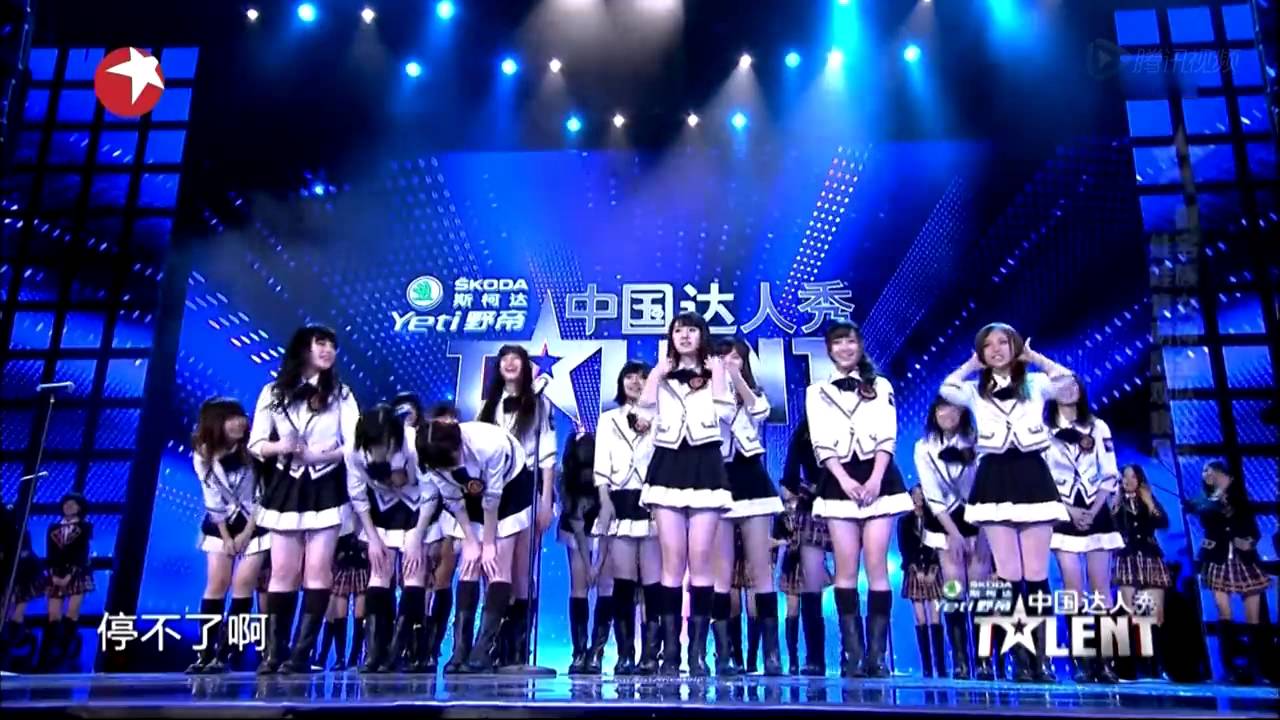 2013-12-15 SNH48 on China's Got Talent 《无尽旋转》 (ヘビーローテーション)