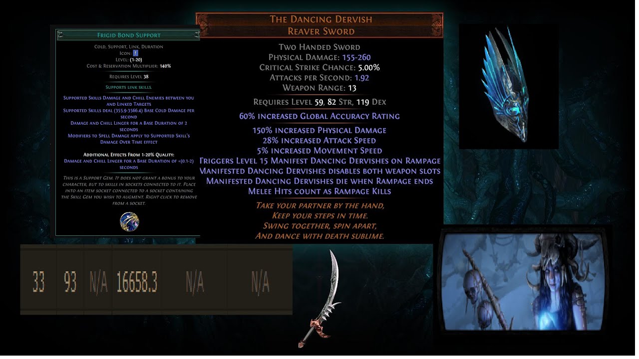 Frigid Bond + Dancing Dervish Occultist | Poe 3.24 Experimental Build Discussion