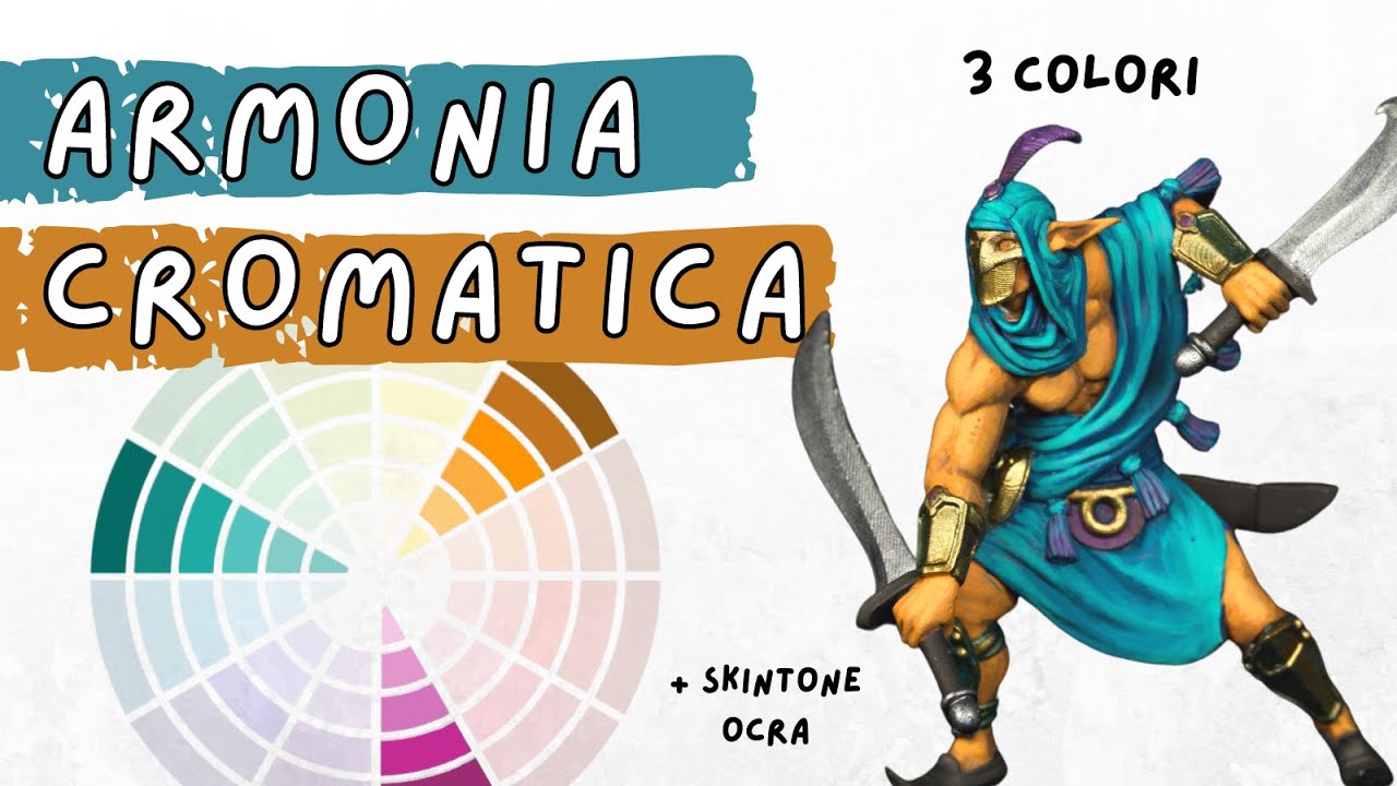 Dipingere SKINTONE OCRA + ARMONIA CROMATICA a 3 colori sulle miniature