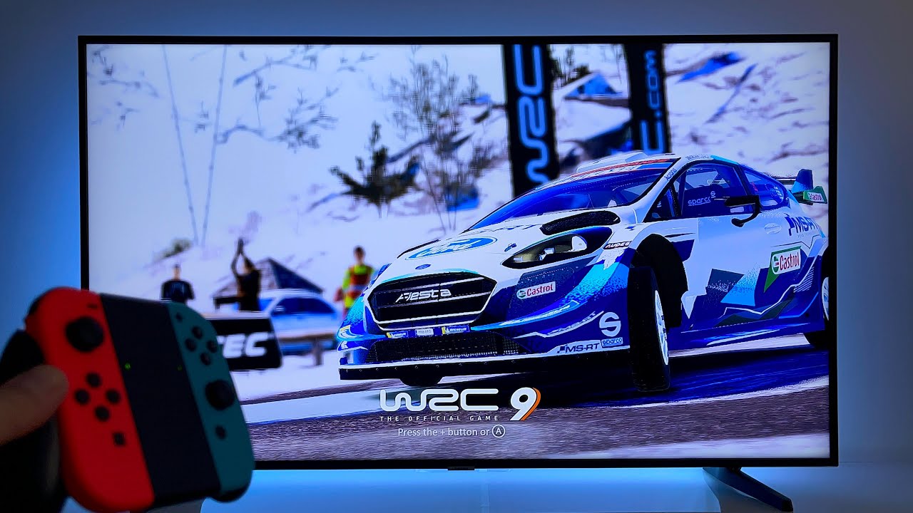 WRC 9 The Official Game | Nintendo Switch dock mode gameplay | 4K TV