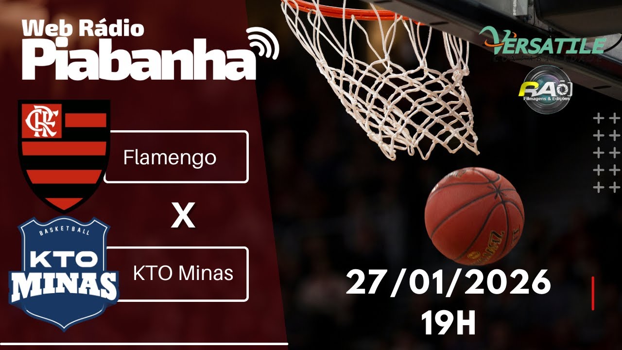 FLAMENGO X KTO MINAS - AO VIVO E COM IMAGENS DO MARACANÃZINHO - COPA SUPER 8 - 27/01/2026