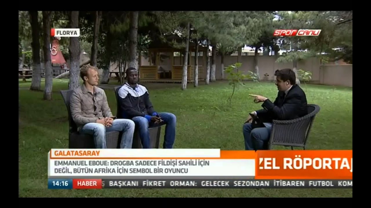 Emmanuel Eboué ve Semih Kaya, NTVSpor'da Irmak Kazuk'un sorularini yanitladi
