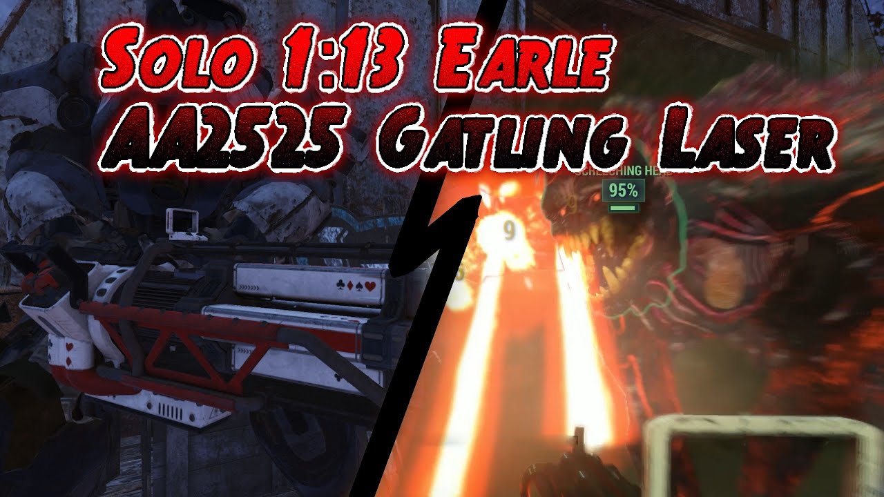 Fallout 76 Earle AA2525 Gatling Laser (2024)