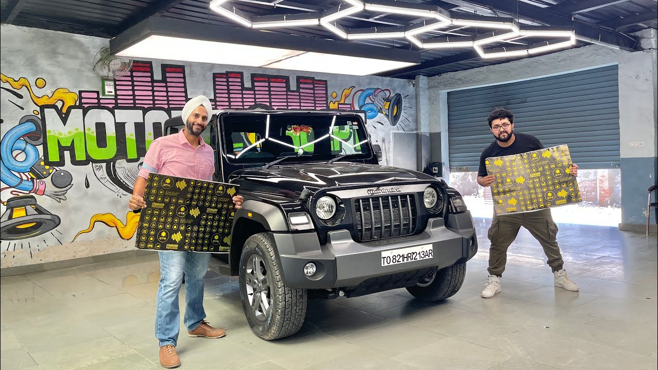 My Mahindra Thar’s Full Damping Done | 2021 Mahindra Thar | Modified Thar | Musafir Thar | Thar 2021