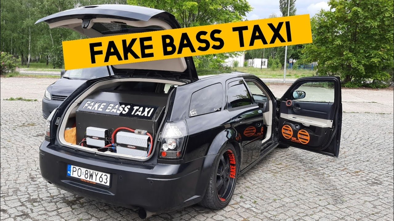 Fake Bass Taxi, zam&oacute;wiłem głośną taks&oacute;wkę Dodge Magnum z 2x18 cali subwoofer #projektwidza