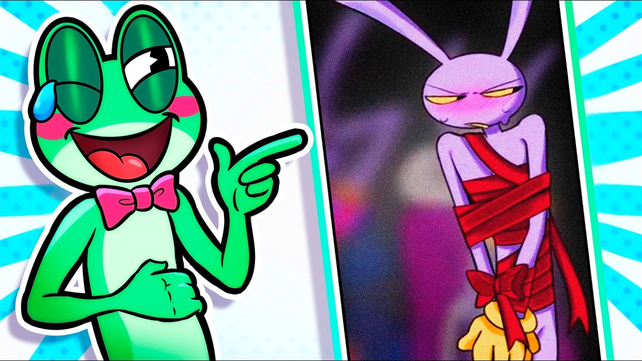 Ribbit REAGE as ANIMAÇÕES ESTRANHAS do Circo Digital