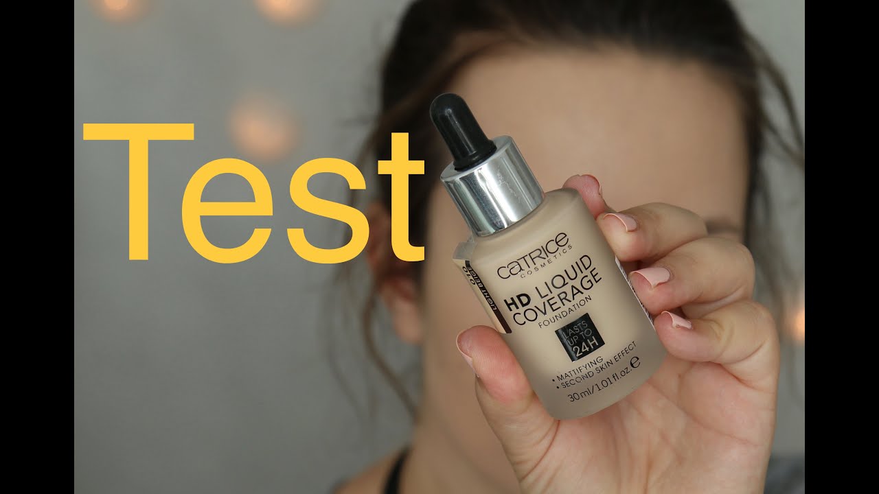 Pierwsze wrażenie + test na żywo - Catrice HD Liquid Coverage Foundation - recenzja