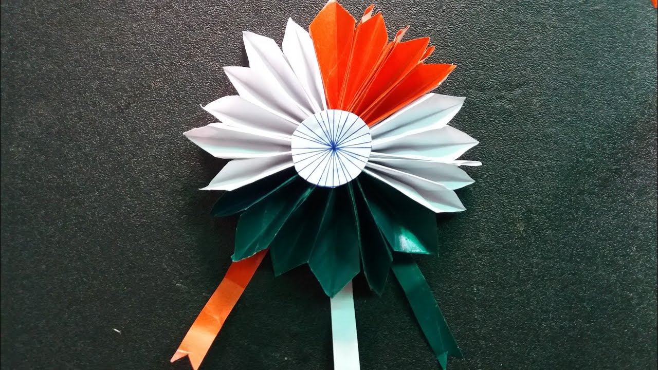 How to make a tiranga badge