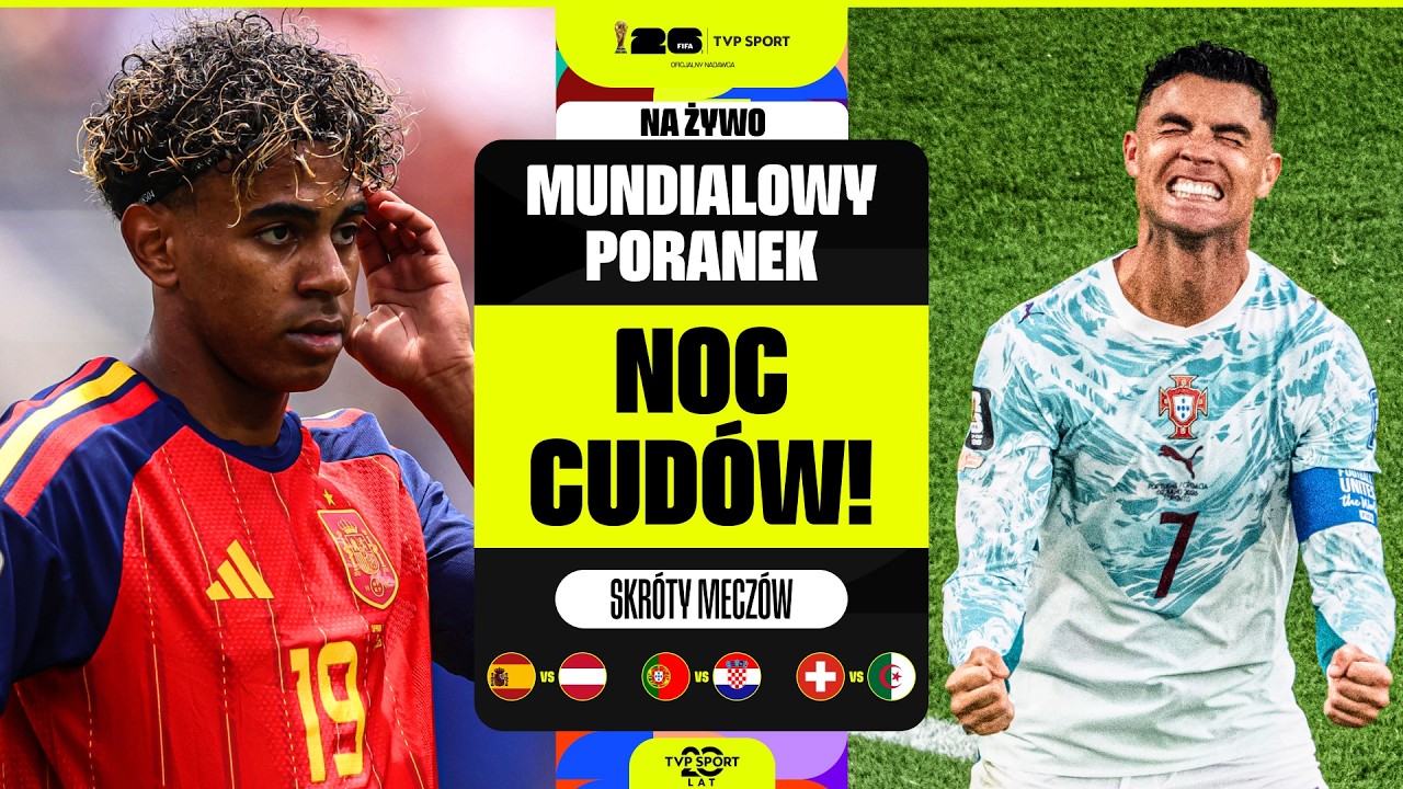 MUNDIALOWY PORANEK #22 | NOC CUD&Oacute;W! GRALI RONALDO, MODRIĆ I YAMAL