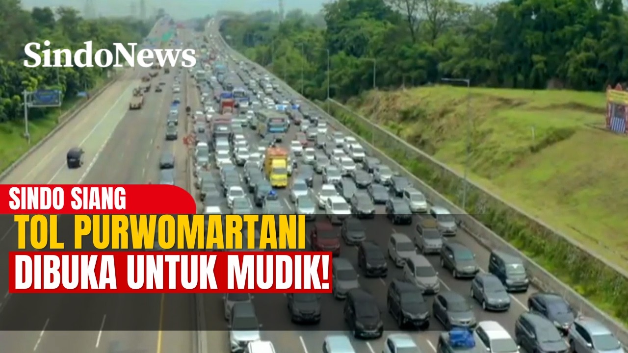 Mudik Lebaran! Tol Purwomartani Dibuka Fungsional untuk Pemudik | Sindo Siang | 13/03