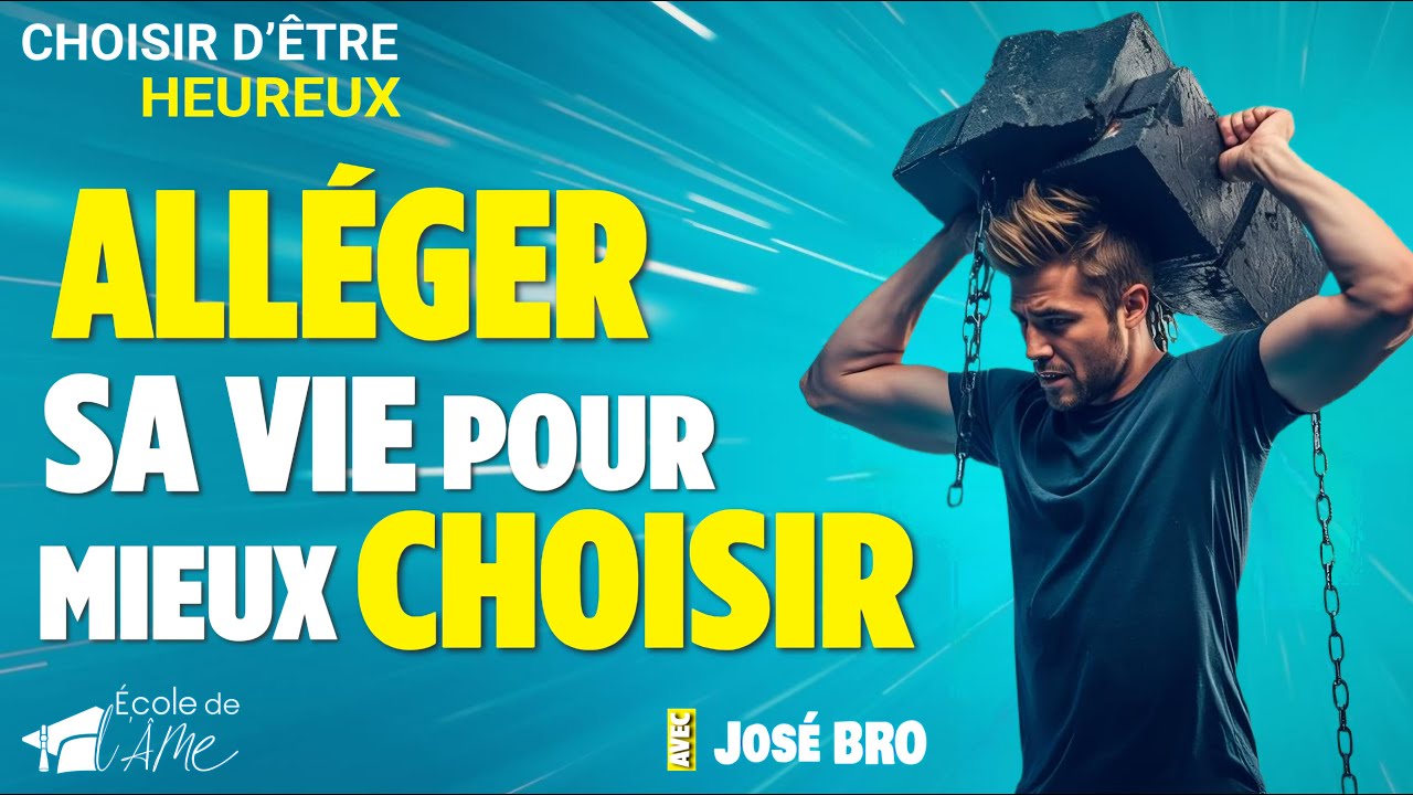 Ce que tu dois lâcher pour enfin être heureux | José BRO | 29/01/2026 #bonheur #ecoledelame #heureux