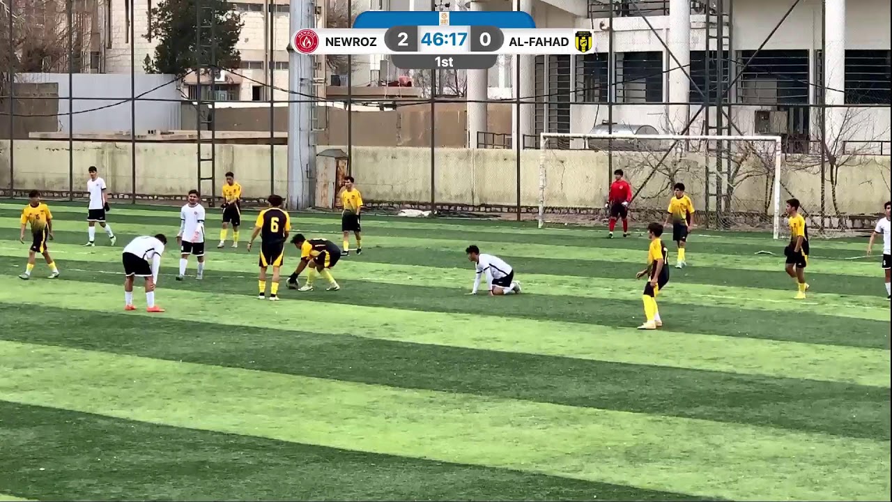 U21 - Newroz SC vs Fahd  ( First half(2) )
