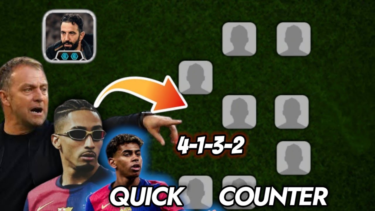 ⚡QUICKEST COUNTERS FORMATION IN EFOOTBALL😮⚠️