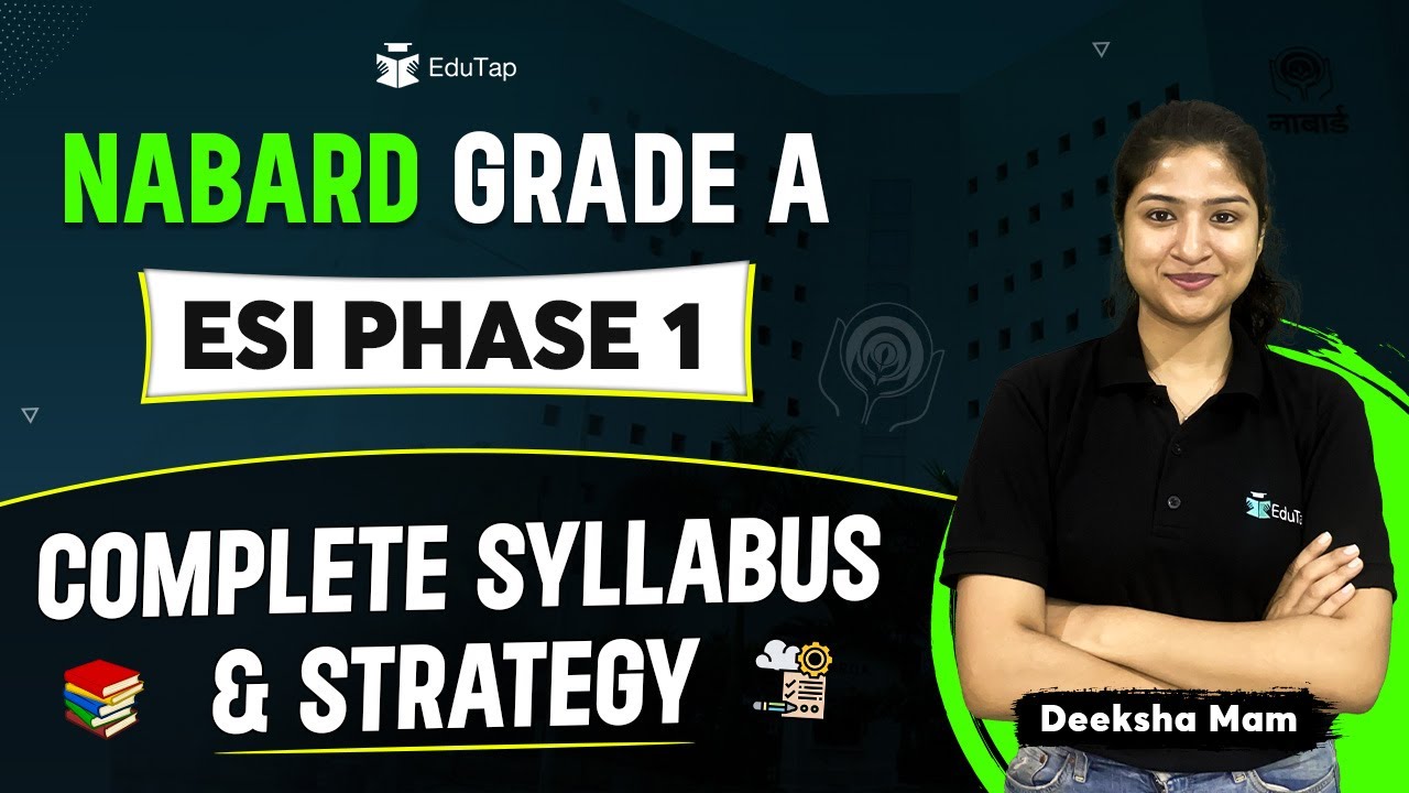 ESI for NABARD Grade A | NABARD ESI Preparation | How to Prepare Economics & Social Issues NABARD