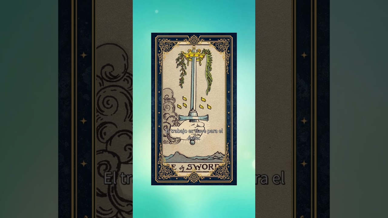 Tarot Mañana | As de Espadas | 1 Carta 