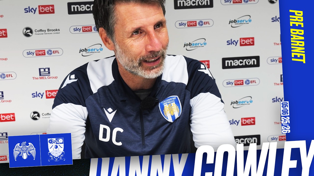 Danny Cowley | Pre Barnet #ColU