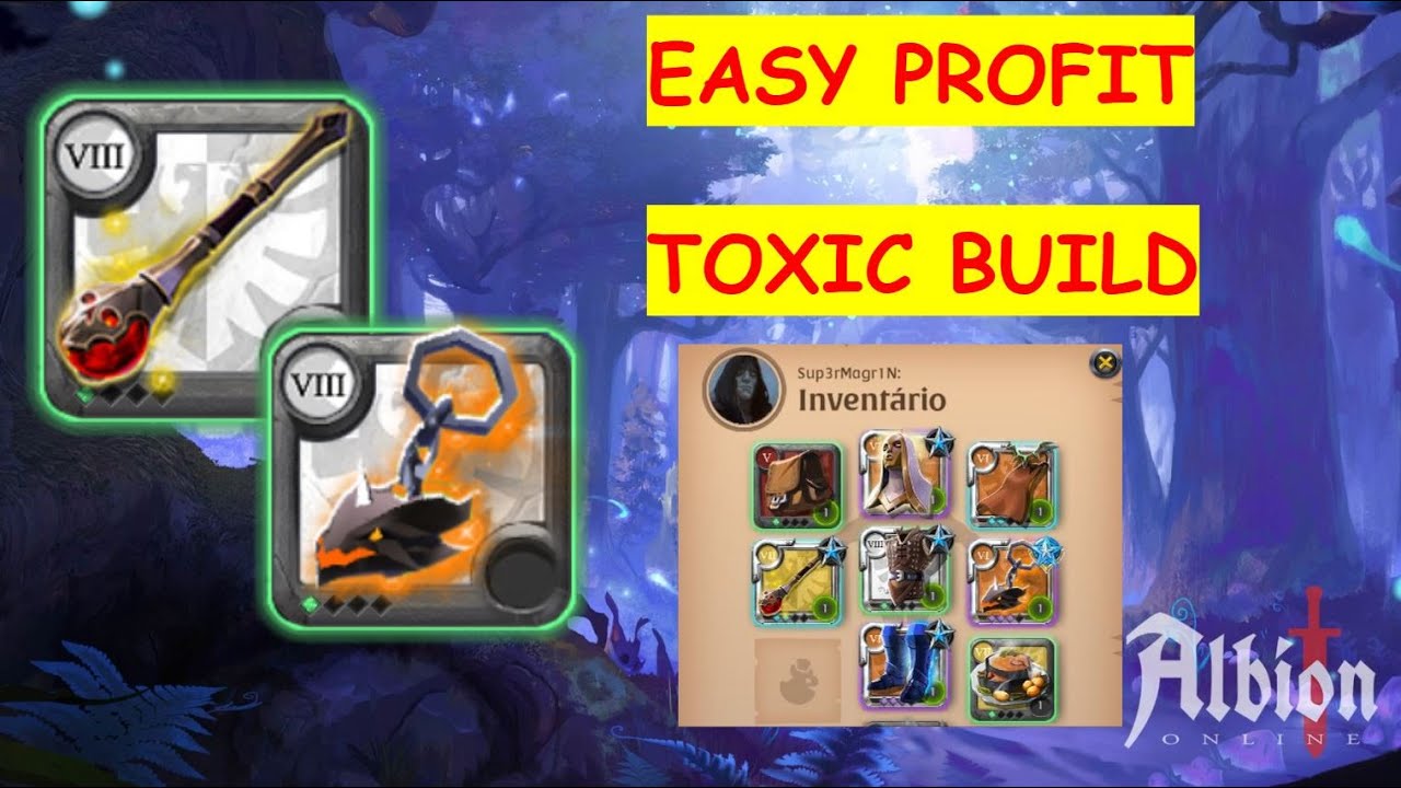 ☠️ LIFECURSE ☠️💥FULL DAMAGE BUILD 💥 MIST - ALBION ONLINE - WEST SERVER