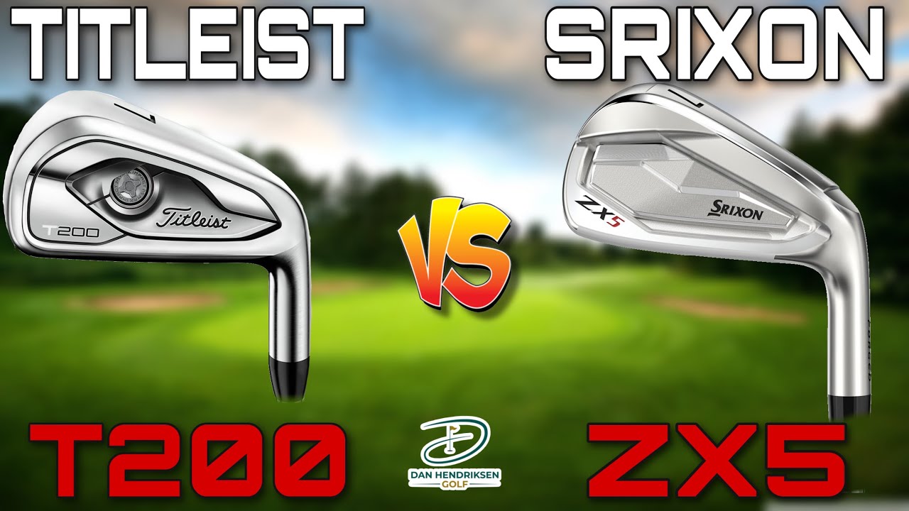 TITLEIST T200 vs SRIXON ZX5 | MID HANDICAP IRON TESTING