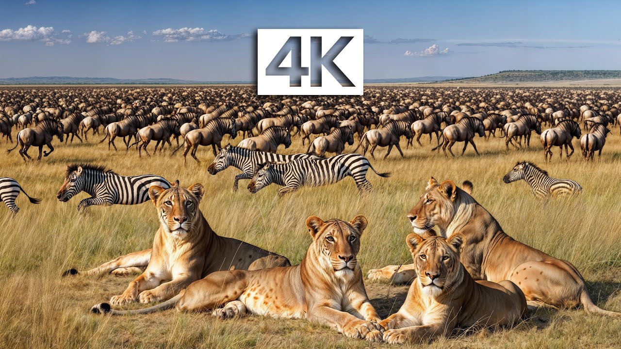 4K WILD AFRICA – Peaceful Moments in the Heart of the Savannah
