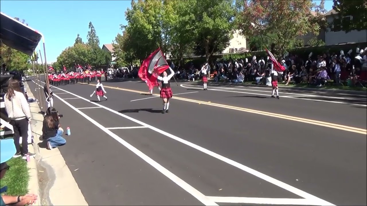 Fairfield Scarlet Brigade at the 2025 Franklin Invitational Band Review