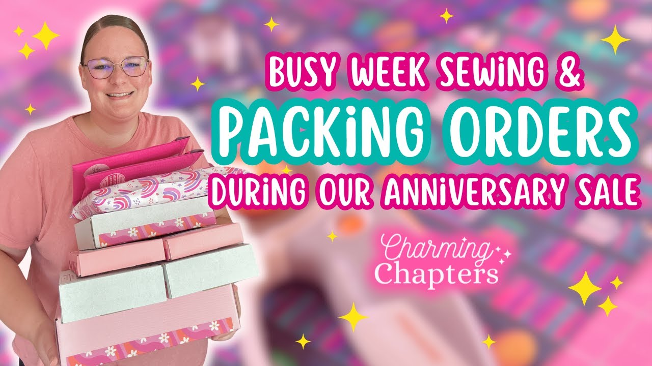 Packing Orders during our 6 Year Anniversary Sale, Studio Vlog 36