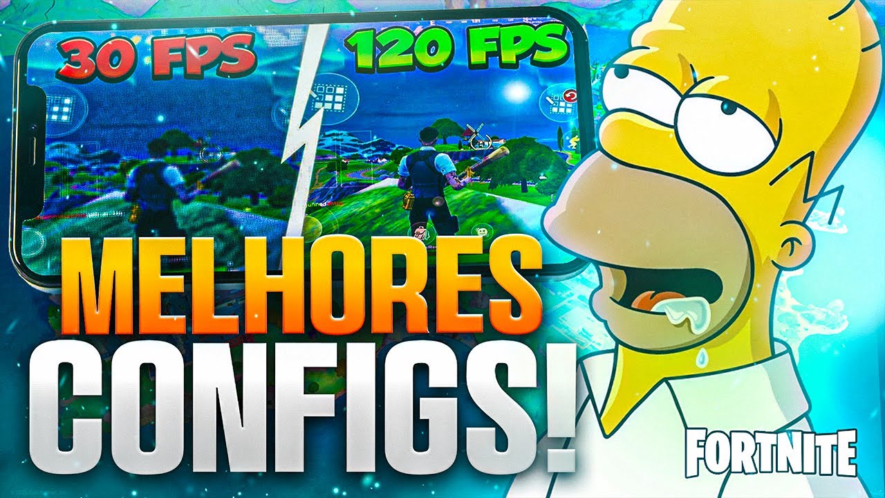 AS MELHORES CONFIGS PARA FORTNITE MOBILE!🔥🔥🔥