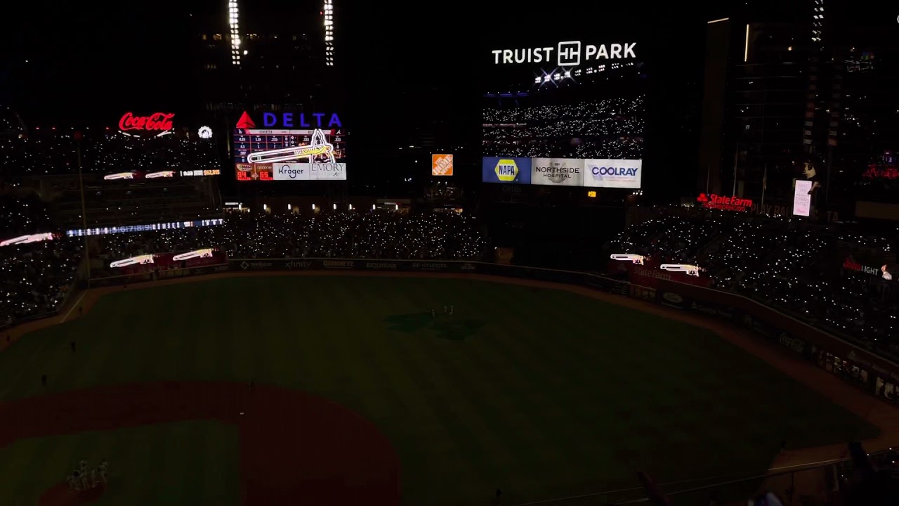 Atlanta Braves Tomahawk Chop - Lights Out - 2021 NLCS